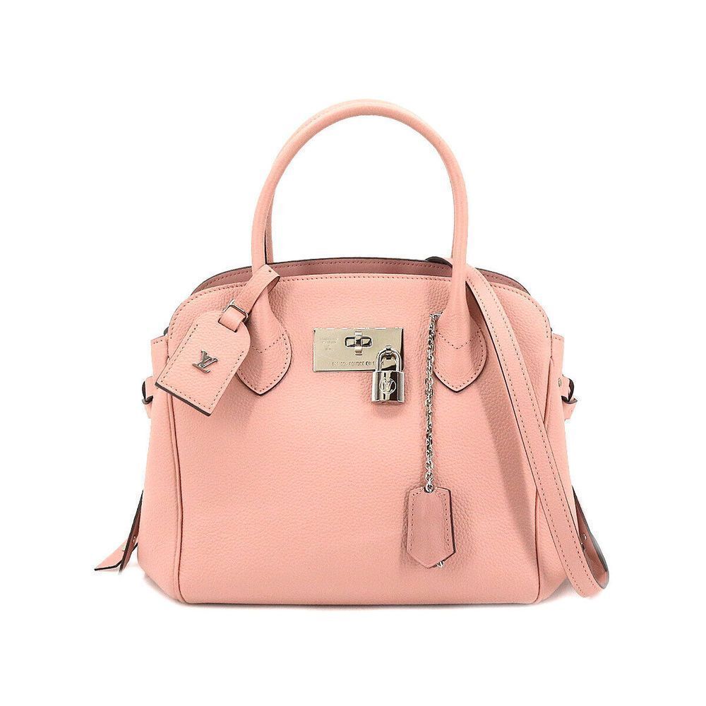 Louis Vuitton Milla PM Hand Shoulder Bag Leather Rose Poudre